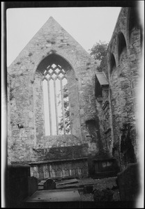 Sligo Abbey, a beautiful Gothic window in the gable
