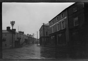 Kells, Ireland, the main street on a rainy day