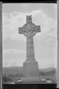 Glenveigh [i.e. Glenveagh], Co. Donegal, cross erected by Mrs. Adair on site of the birthplace of St. Columba