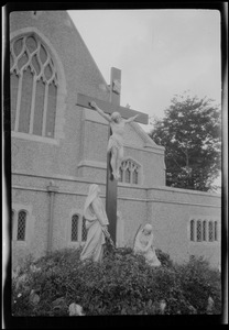 The Calvary beside the church at Foxford, Co. Mayo, Ireland