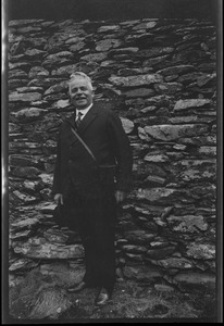 Mr. O'Kane at the Grianan of Aileach near Derry