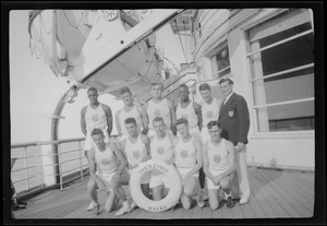 S. S. Normandie, track team of U. S. A.