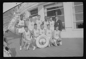 S. S. Normandie, track team of U. S. A.