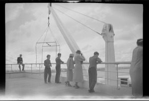 S. S. Normandie leaving Havre