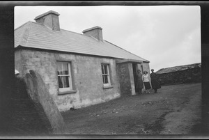 Gortahork, Co. Donegal. Mrs. O'Doherty's house (?), Homespun Industries Donegal Tweeds