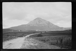 Donegal, summer of 1933, the bog near Gweedore, showing Mt. Errigal in the background