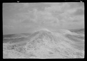 Sea scene from the S. S. Scythia leaving Galway