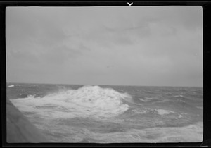 Sea scene from the S. S. Scythia leaving Galway