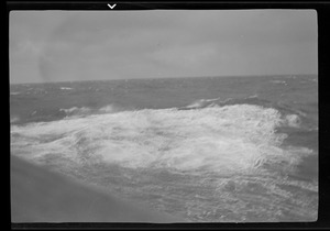 Sea scene from the S. S. Scythia leaving Galway