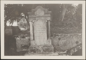 Grave of Palaeologus [i.e. Ferdinand Palaiologos], the last of the line of Greek Christian Emperors, in the cemetery of St. John's Church, Barbados, B. W. I.