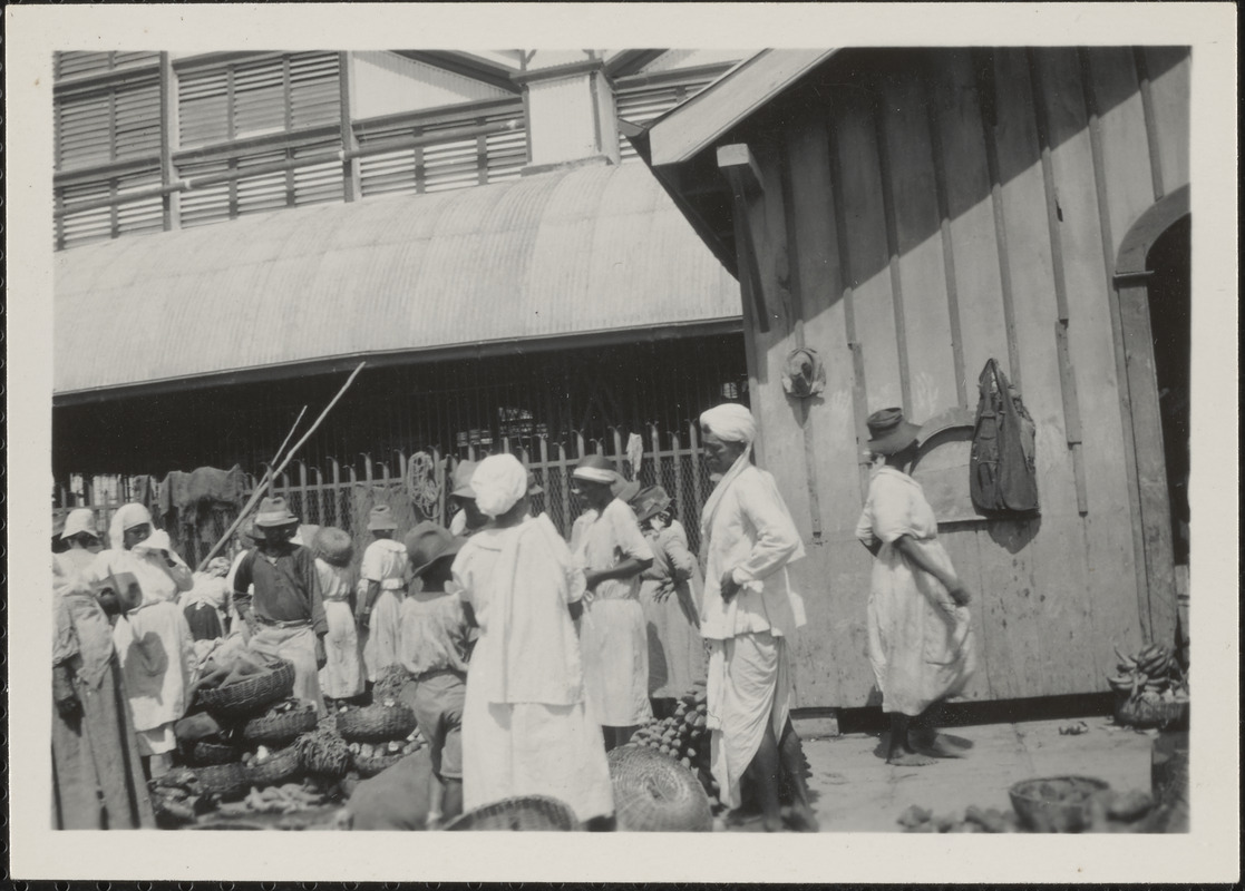 Demerara, Georgetown, British Guiana, S. A., the market