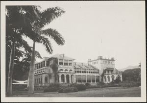 Port-of-Spain, Trinidad, B. W. Indies, Government house, Botanic Garden