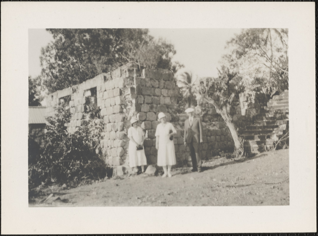 Nevis, B. W. Indies, site of the birthplace of Alexander Hamilton. Miss