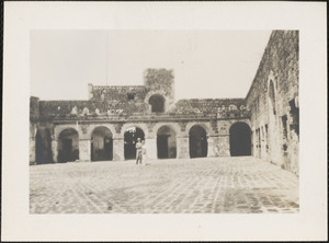 Island of Nevis [i.e. St. Kitts], B. W. Indies, interior of the old fort [i.e. Brimstone Hill Fortress] on top of the hill