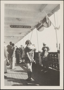 Fire drill on the S. S. Lady Drake