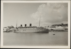 S. S. Monarch of Bermuda in the harbor of Bermuda