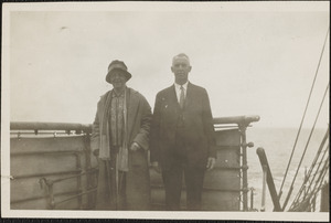 On S. S. Lutzow, North German Lloyd to Galway, summer of 1927, E. F. O'Connor and Mr. Fahey of Chicago