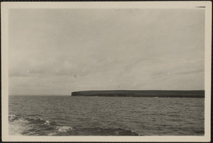 The Cliffs of Moher seen from the S. S. Lutzow approaching Galway, west coast of Ireland