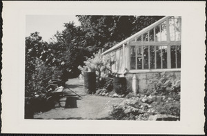 Dun Emer, the garden and one of the greenhouses