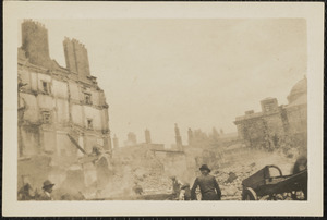 Destruction in O'Connell St., Dublin