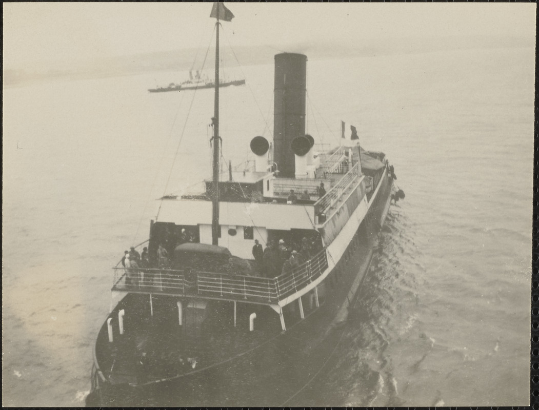 The tender at Cherbourg