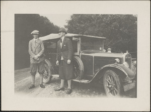 Mr. Fair, at left, of England, and his son, on the drive through Connemara. They were fellow guests at the hotel in Letterfrack