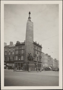 Parnell Monument by Augustus St. Gaudens [i.e. Saint-Gaudens], O'Connell St., Dublin