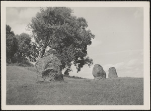 Newgrange, the stone around the mound