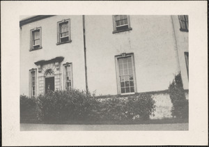 Entrance door at Corvaille [i.e. Corville], Roscrea, Co. Tipperary, home of the O'Byrnes