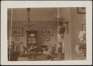 Drawing room in the O'Byrne home at Killiney, Co. Dublin, "Laragh"