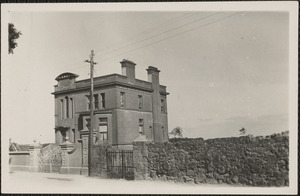 Home of the O'Gorman family, Mr. and Mrs. Philip O'Gorman, Philip Jr., and Gerald. "Ard-na-crusha" College Road