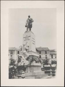 Malaga, Spain, statue in the square