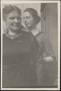 Frau Grace Fischer, wife of Dr. Fischer and daughter Edelinde