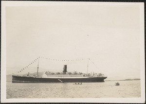 S. S. Carinthia in the harbor at Reykjavik, Iceland