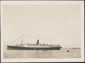 S. S. Carinthia in the harbor at Reykjavik, Iceland