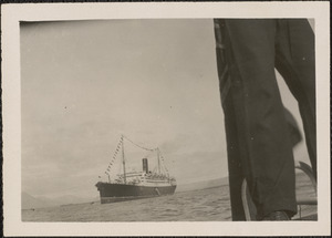 S. S. Carinthia in the harbor at Reykjavik, Iceland