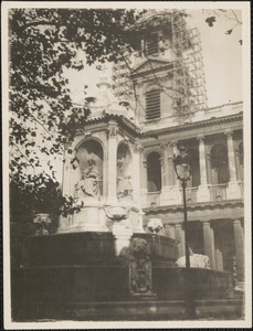 In front of San Sulpice Church, Paris