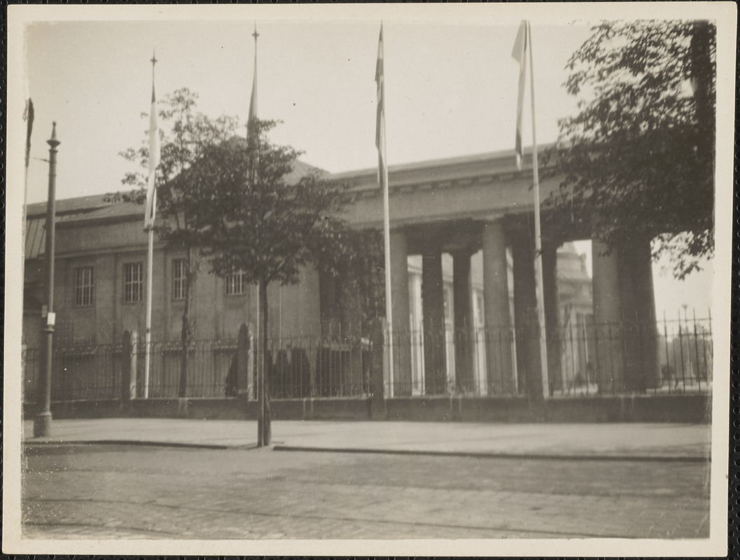 Entrance to the Exposition Grounds, Dresden, Germany