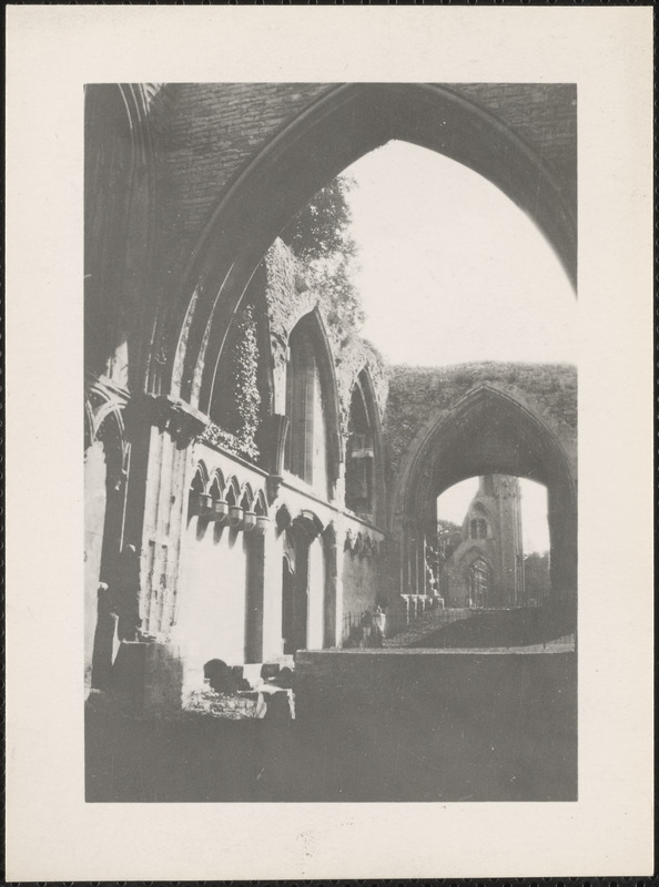 Glastonbury, England, restoration of the cathedral