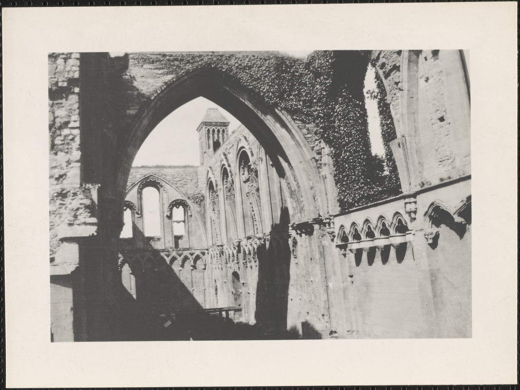 Glastonbury, England, restoration of the cathedral