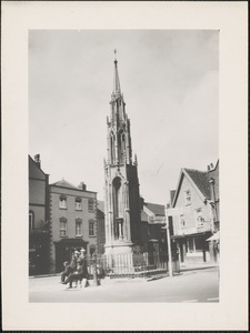 Glastonbury, England, in the main square in front of the hotel