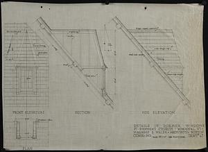 Details of dormer windows