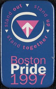 1997 Boston Pride button