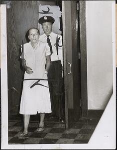 Mrs. Mary Hunter, slashed by husband