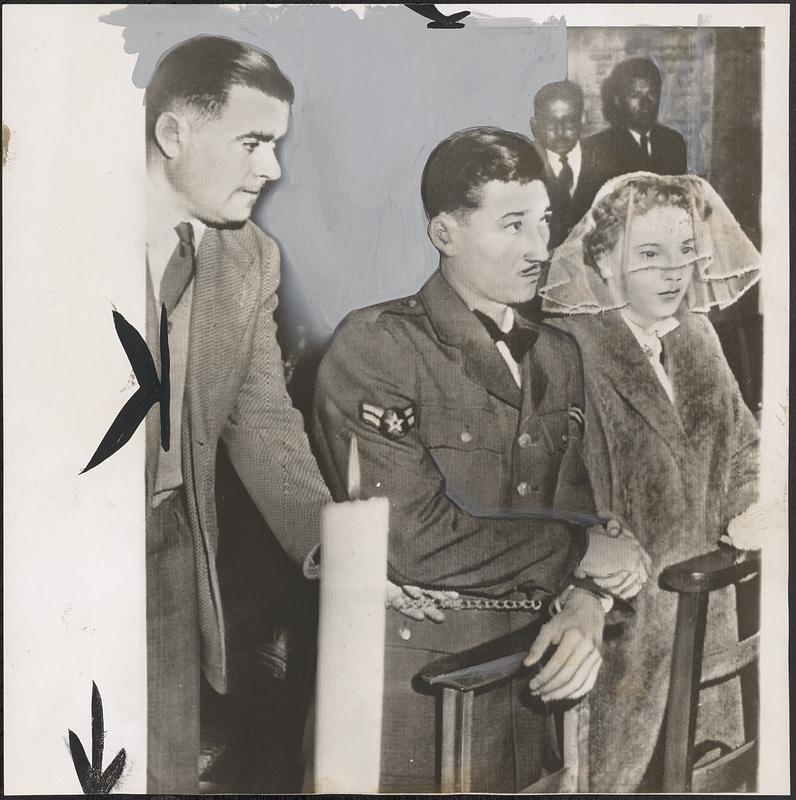 Airman married in chains