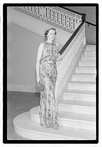 Woman in formal dress
