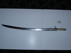 Whale bone hilted hanger