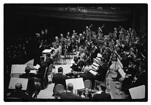 Harvard & Radcliffe Glee Clubs symphony Boulanger conducting, Symphony Hall