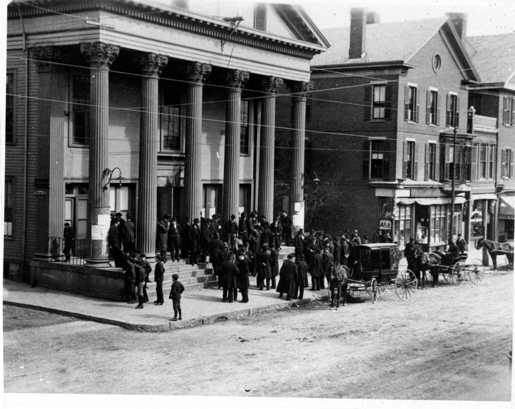 Election Day at Town Hall, 1902.