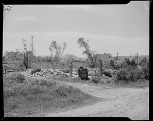 On the 1st anniversary of the Worcester Tornado, a view of the area damaged by the storm